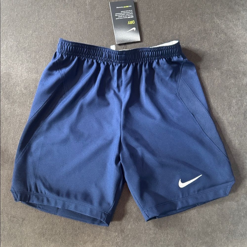 Nike Youth Unisex Blue Sport Shorts Dry AJ1265-419 Size S NWT